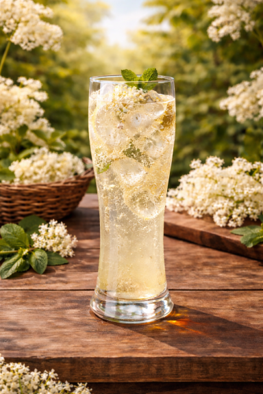 Holunderblüten Limonade